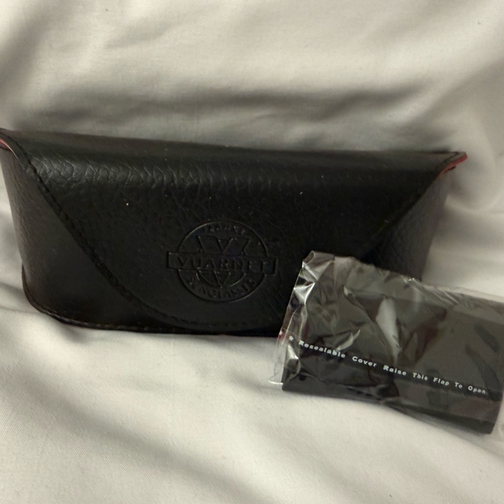 Vuarnet Black and Red Sunglasses Case